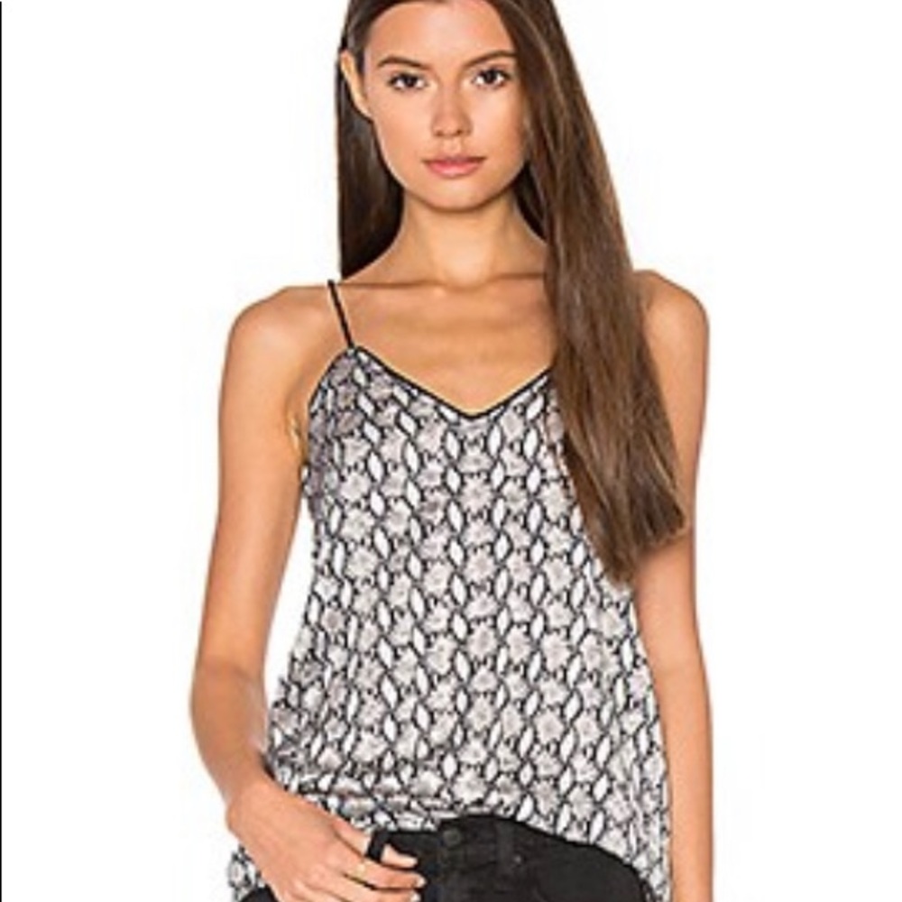 Snake print tank
